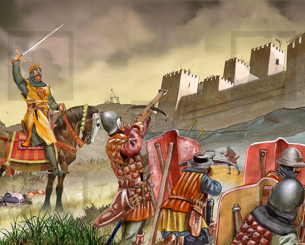 Historical scene background